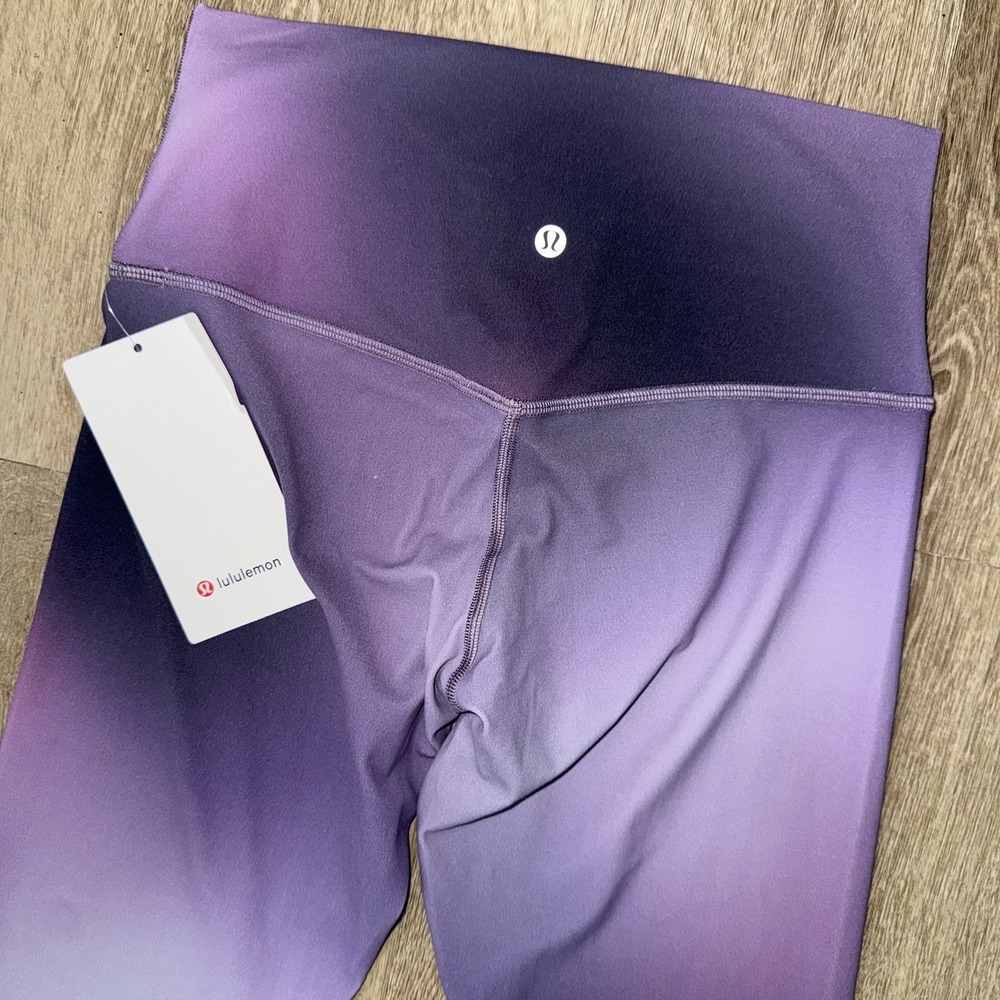 NEW Lululemon Align High Rise Pant 28" Size 8 Aurora Haze Purple Multi Leggings